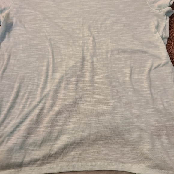 Forever 21 high low chiffon mint green top size S - Picture 12 of 16